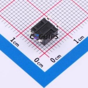 K2-6639SP-D4SC-04 Tactile Switch SMD-4P,6x6mm Switch Single Pole Single Throw Round Button 2.5N Vertical Mount - Product Image 2
