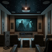 Diseño de Cine en Casa - Altavoces Profesionales, Equipo de Audio para Cine en Casa, Sistema de Altavoces de Sonido Envolvente 7.2.4