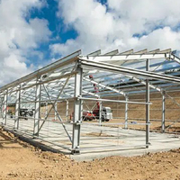 Edificio de Estructura de Acero Prefabricado Personalizado, Edificio de Acero de Bajo Costo para Oficina, Fábrica, Taller, Almacén