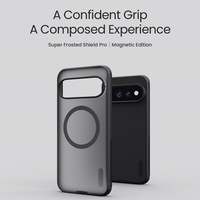 Nillkin pour Google Pixel 11 Pro XL / 11 Pro / 11 Coque Magnétique Frosted Shield Pro Cadre en TPU Coque Rigide en PC Housse de Luxe