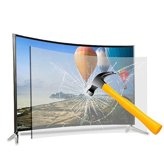 2025 new design high quality wifi double glass color smart tv 4k ultra hd 50 inch led curved screen tv televisions
