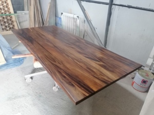 <span class=keywords><strong>Table</strong></span> sur mesure en bois de Suar de haute qualité avec bord naturel - Plateau en bois massif pour salle à manger, <span class=keywords><strong>table</strong></span> <span class=keywords><strong>basse</strong></span>, <span class=keywords><strong>table</strong></span> de conférence ou bureau - Product Image 6