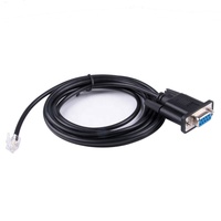 Cable Serial RS232 Personalizado RJ11 RJ12 RJ45 Macho a DB9 Hembra para Computadora y Proyector