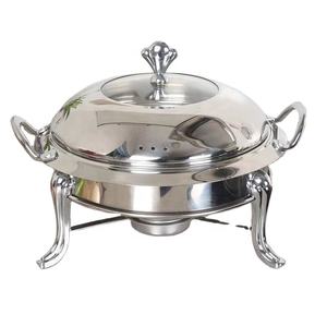 อุปกรณ์ร้านอาหารสำหรับขาย อุปกรณ์โรงแรม ชุดอุ่นอาหารแบบเชฟิ้งดิช รุ่นซิลเวอร์คราวน์ พร้อมเตา บุฟเฟ่ต์ อุปกรณ์อุ่นอาหารแบบเชฟิ้งดิช - Product Image 2