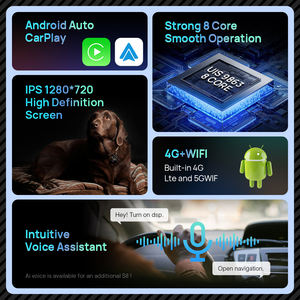 Pemutar Multimedia Radio mobil, Stereo mobil untuk Jeep Wrangler <span class=keywords><strong>3</strong></span> JK 2007-2016 sistem Stereo 8 Core 9863/7862S 8GB 256G layar IPS DSP - Product Image 2