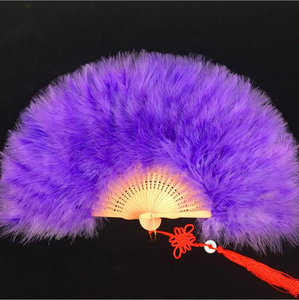 <span class=keywords><strong>Abanicos</strong></span> <span class=keywords><strong>de</strong></span> Plumas Hechos a Mano con Diseño Floral Ecológico <span class=keywords><strong>de</strong></span> 30 cm <span class=keywords><strong>de</strong></span> la Mejor Calidad, Disponibles en FAREA, <span class=keywords><strong>para</strong></span> Bodas, Fiestas Nupciales y Bailes - Product Image 3