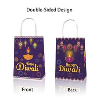 Tas Hadiah Pesta Diwali MorSun Festival of Lights dengan Permen untuk Pesta Diwali dan Perayaan India
