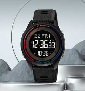 SKMEI 2348นาฬิกาข้อมือดิจิทัลสำหรับผู้ชาย, นาฬิกาสปอร์ตหรูโครโน่กันน้ำ5ATM ออกแบบได้ตามที่ต้องการ - Product Image 2