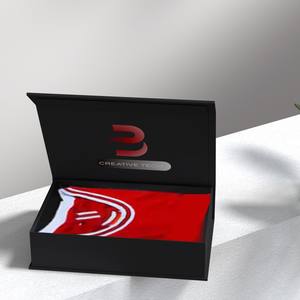 공장 도매 사용자 정의 럭셔리 티셔츠 상자 의류 우편물 배송 상자 농구 저지 마그네틱 폐쇄 상자 - Product Image 1