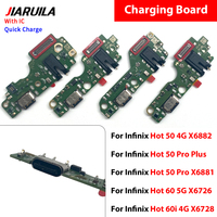 Port de charge en gros pour Infinix Hot 50 60 60i 50X 5G 4G Pro Plus Smart 9HD 10 X6882 X6881 X6725 X6726 X6728 X6730 X6857
