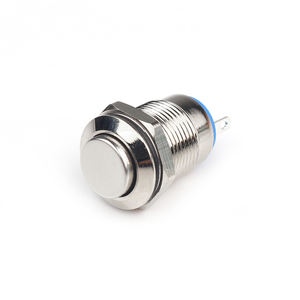 12mm testa a cupola momentanea Super Mini pulsante normalmente aperto terminale a vite Spst impermeabile - Product Image 1
