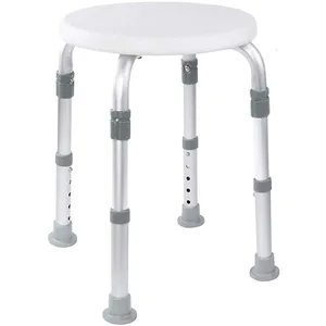 Tool-Free Assembly Adjustable Shower Stool Tub Chair And Bathtub Seat Bench With Anti-Slip Rubber Tips For Safety And Stability