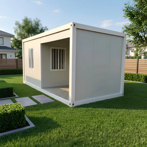 Garage préfabriqué extensible, maison-conteneur de luxe, atelier, abri de <span class=keywords><strong>voiture</strong></span> portable en métal - Product Image 1