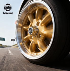 Jantes en alliage Gensole 13 pouces 13X6 ET 10 4 trous 4X100/114.3 à rayons profonds, jantes à vendre en Chine OEM 18 19 20 pouces forgées - Product Image 3