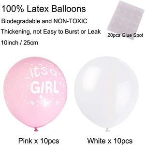 Decoração para Festa de Chá de Bebê com Balão Rosa Dourado 'Oh <span class=keywords><strong>Baby</strong></span>', Conjunto de Leques de Papel e Flores, e Faixa 'É um Menino' para Festa de Aniversário - Product Image 3