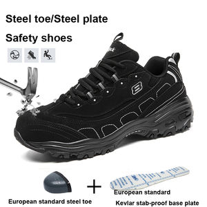 <span class=keywords><strong>Scarpe</strong></span> da Lavoro da <span class=keywords><strong>Uomo</strong></span> con Punta in Acciaio, Tomaia Traspirante in Tessuto Volante, Suola Antiperforazione, <span class=keywords><strong>Scarpe</strong></span> <span class=keywords><strong>Antinfortunistiche</strong></span> - Product Image 4