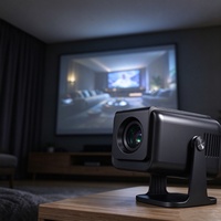 Projecteur intelligent pour cinéma maison, 1080P natif, OEM d'usine, 300 ANSI, Full HD, Android, portable, mini, 4K, pour extérieur