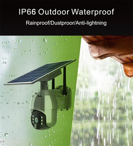 图雅Ubox 4g监控摄像头彩色夜视PIR WiFi可选云台网络摄像头，带太阳能电池板双向安全 - Product Image 4