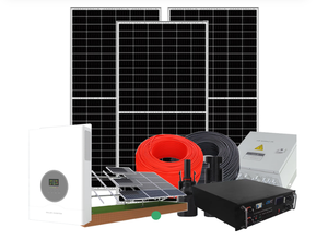 ระบบพลังงานแสงอาทิตย์แบบเชื่อมต่อกับระบบไฟฟ้า 10kw 20kw 30kw 50kw ชุดโซลาร์เซลล์ครบวงจรสำหรับบ้านและอาคารพาณิชย์ 10kw/20kw/30kw/50kw 5-30kw - Product Image 5