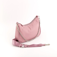 Sac bandoulière personnalisé pour femme, mode été/hiver, en nylon imperméable, fermeture éclair, longueur de sangle 59 pouces, mini sac de voyage de luxe