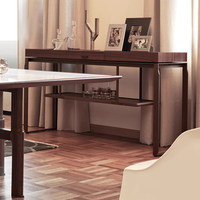 Nouvelle table console en bois massif de style moderne Wabi-Sabi postmoderne pour salon et restaurant, meubles personnalisables
