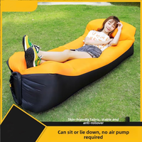 Canapé gonflable d'extérieur pour festival de musique, matelas pneumatique portable pour camping et pique-nique, lit d'appoint individuel pour s'asseoir ou s'allonger