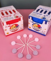Sucette 5g au Calcium et Xylitol, Poudre de Fruits, Bonbons Sans Sucre, Boîte Élégante, Casher, Goût Sucré et Fruité