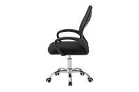 Chaise de bureau à dossier en maille respirante, chaise de travail à dossier moyen, chaise de travail rotative pour bureau à domicile, vente en gros Chine