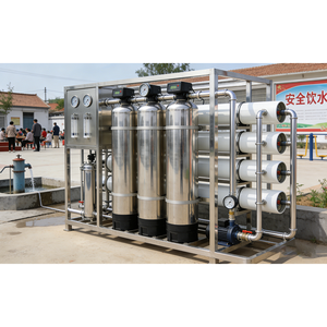 Sistema de Filtro de Agua por Ósmosis Inversa Industrial con Bomba y PLC, 500 L/Hora, 2 Años de Garantía - Product Image 4