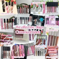 Maquillage personnalisé brillant à lèvres liquide paillettes chatoyantes clair végétalien repulpant brillant à lèvres livraison gratuite