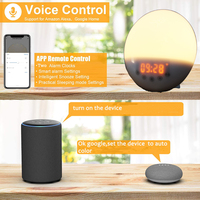 Smart Wake Up Light Nachttisch lampe Nachtlicht Atmosphäre Licht