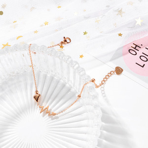 Ragazze calde di Vendita Su Ordinazione Dei Monili Del Piede Battito Cardiaco Sideway Fascini Del Cuore <span class=keywords><strong>In</strong></span> <span class=keywords><strong>Oro</strong></span> <span class=keywords><strong>Rosa</strong></span> Calzino - Product Image 4
