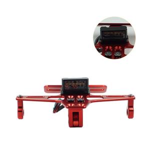 Accessoires de Modification de <span class=keywords><strong>Moto</strong></span> Support de <span class=keywords><strong>Plaque</strong></span> d'Immatriculation Rétractable en Alliage d'Aluminium CNC avec Lumière LED - Product Image 4