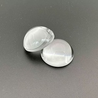 Lentille asphérique en verre optique de haute qualité, diamètre 25 mm, longueur focale 20 mm, revêtement antireflet, OEM, pour éclairage LED