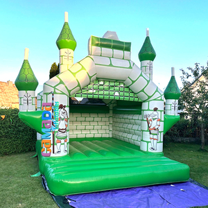 Castillo Inflable Rojo con Temática de Castillo - Diversión Inigualable para Fiestas Infantiles y Juegos al Aire Libre con Soplador - Product Image 5