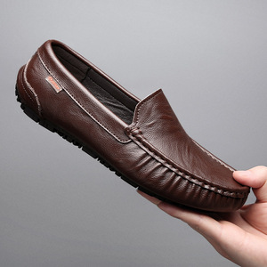 8801 Zapatos Casuales <span class=keywords><strong>de</strong></span> Piel Auténtica para <span class=keywords><strong>Hombre</strong></span> a Precio Económico, <span class=keywords><strong>Mocasines</strong></span> - Product Image 4