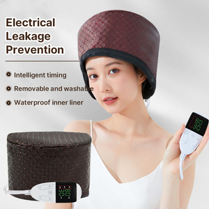 หมวกอบไอน้ำอัจฉริยะหนัง PU กันน้ำ พร้อมหน้าจอ LED ควบคุมอุณหภูมิคงที่ สำหรับการทำสปาผมอย่างล้ำลึก - Product Image 2