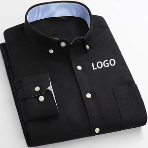Camisas <span class=keywords><strong>de</strong></span> Oficina <span class=keywords><strong>de</strong></span> Manga Larga <span class=keywords><strong>de</strong></span> Algodón para Hombre, Materiales <span class=keywords><strong>de</strong></span> Primera Calidad, con Botones, Antiarrugas, <span class=keywords><strong>Camisa</strong></span> <span class=keywords><strong>de</strong></span> Trabajo <span class=keywords><strong>de</strong></span> Manga Larga para Hombre - Product Image 1
