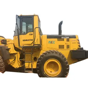 second hand komatsu WA320-3 loaders 90% new and large load capacity in shanghai stock for hot sale