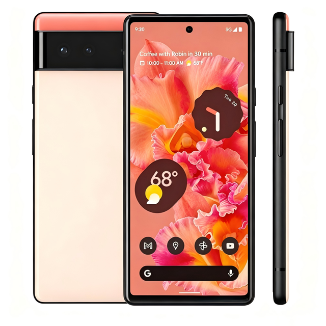 Used Original 6 Android Smartphone Unlocked Mobile Phone with Camera and OLED Display Wholesale
