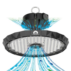 Tùy chỉnh dẫn ánh sáng bay cao 80W 160W IP65 không thấm nước 1-10V mờ UFO ánh sáng bay cao kho chiếu sáng công nghiệp - Product Image 1