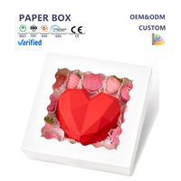 Boîtes d'emballage artisanales en carton recyclable pour gâteaux, desserts, muffins, pâtisseries, tartes aux œufs et chocolats