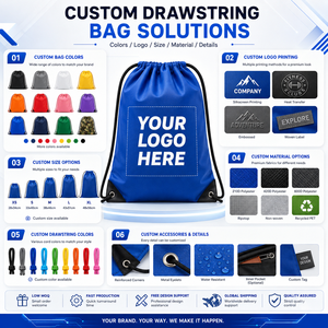 Bolsas de Compra Ecológicas, <span class=keywords><strong>Bolsa</strong></span> con Cordón de Nailon Impermeable, Mochila con Logotipo Personalizado, <span class=keywords><strong>Bolsa</strong></span> Deportiva con Cordón y Logotipo - Product Image 6