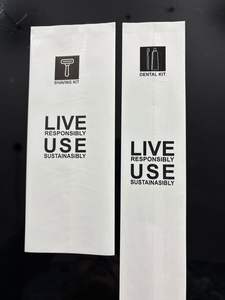 ชุดอุปกรณ์โกนหนวดแบบพกพา กระดาษโครโมเปล่าสำหรับพิมพ์ลาย ซีลความร้อน ซีลกลาง น้ำหนักเบา ถุงบรรจุภัณฑ์แบบปรับสภาพได้ ของใช้สำหรับแขกโรงแรม - Product Image 3