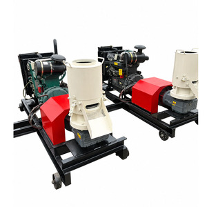 Machine à granulés de bois automatique 220V/380V à matrice plate pour biomasse combustible - Product Image 5