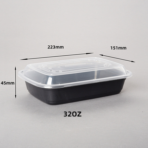 Oem ODM bán buôn cao qualitycontainer đặt bữa ăn chuẩn bị đóng gói container ăn trưa PP Container có nắp đậy - Product Image 4