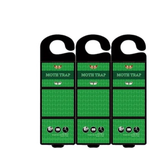 Trampa para Polillas y Moscas Portátil, Ecológica, No Tóxica, Desechable, para Interiores y Exteriores, <span class=keywords><strong>de</strong></span> Plástico Cuadrado con Bolsa para Colgar - Product Image 1