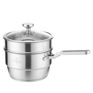 Casserole en acier inoxydable 304 de qualité alimentaire supérieure avec cuiseur vapeur <span class=keywords><strong>amovible</strong></span>, compatible induction, pour une cuisine saine - Product Image 2