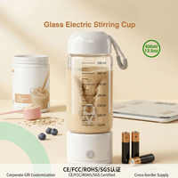 Bouteille mélangeuse électrique automatique avec échelle graduée pour shaker, vente en gros