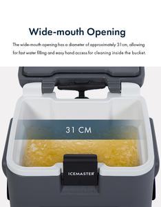 Glacière à roulettes de 25 L pour les aventures en plein air, le camping en voiture et les divertissements à domicile - Product Image 2